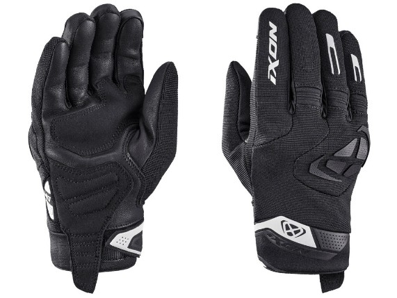 Ixon Mig 2 Motorradhandschuhe (schwarz / weiß)