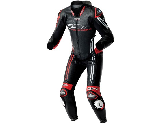 RST Race Dept V4.2 D30 Airbag eintilige Lederkombi (schwarz)