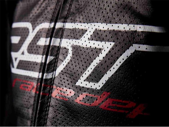 RST Race Dept V4.2 D30 Airbag eintilige Lederkombi (schwarz)