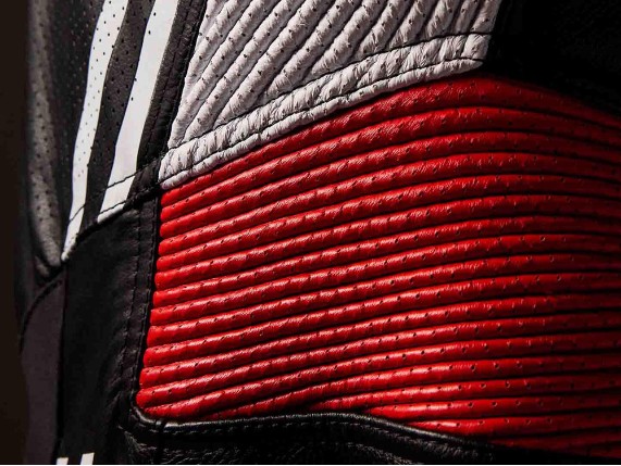 RST Race Dept V4.2 D30 Airbag eintilige Lederkombi (schwarz)