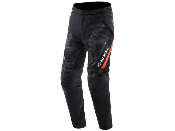 Dainese Drake 2 Super Air Tex 2.0 Motorradhose Herren (schwarz / rot)