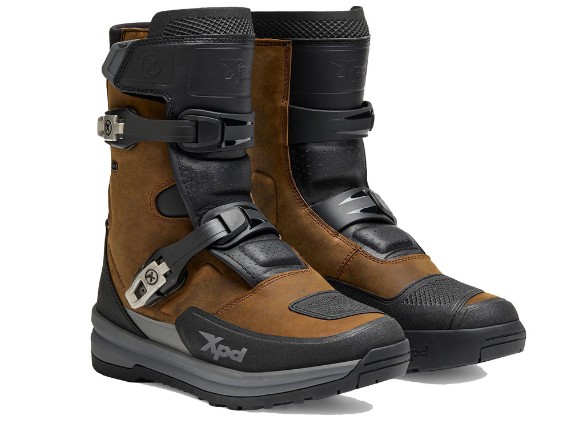 XPD X-Adventure Mid H2Out wasserdichte Motorradstiefel (braun)