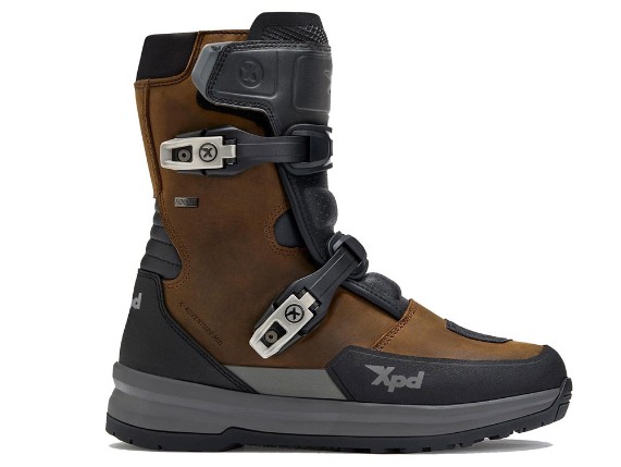 XPD X-Adventure Mid H2Out wasserdichte Motorradstiefel (braun)