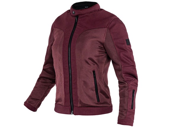 John Doe Aero Mesh Motorradjacke Damen (bordeaux)