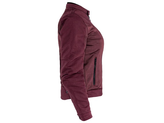 John Doe Aero Mesh Motorradjacke Damen (bordeaux)