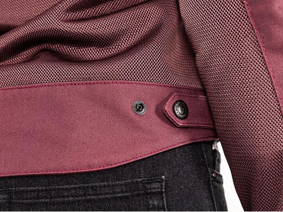 John Doe Aero Mesh Motorradjacke Damen (bordeaux)