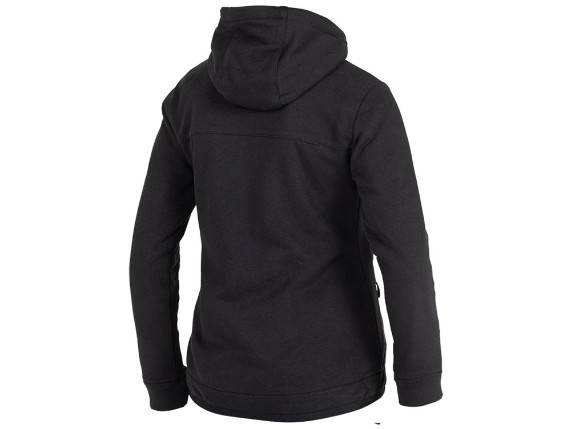 John Doe V3 XTM Softshell Ripstop Motorrad Hoodie Damen (schwarz)