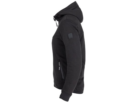John Doe V3 XTM Softshell Ripstop Motorrad Hoodie Damen (schwarz)