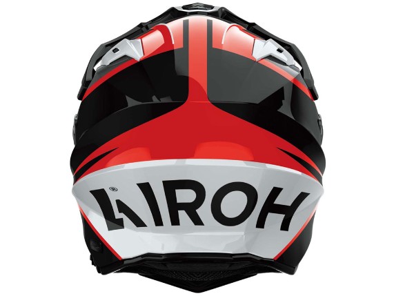 Airoh Commander 2 Skip Motorradhelm (schwarz / weiß / rot)