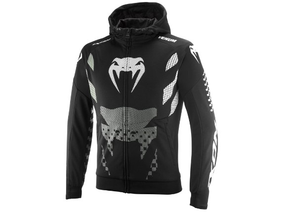 Ixon Venum Touch-R Motorradjacke (schwarz / weiß)