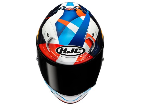 HJC RPHA 12 Red Bull Misano GP 2 Integralhelm (blau / rot / weiß)