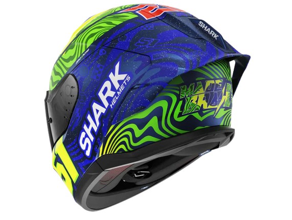 Shark Skwal Cup Replica Granado Integralhelm (blau / gelb / grün)