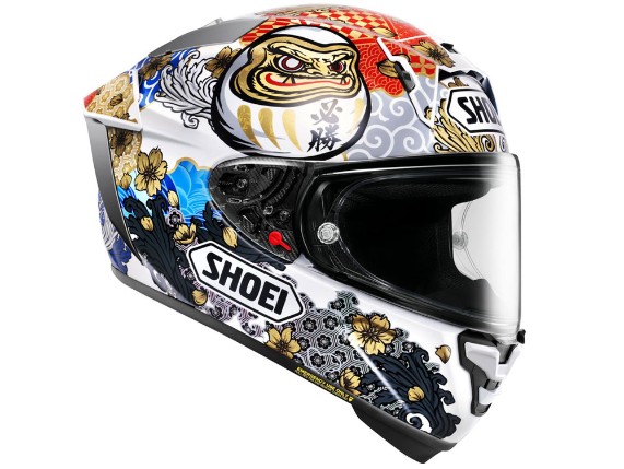 Shoei X-SPR Pro Marquez Motegi5 TC-6 Integralhelm (weiß / blau / rot)
