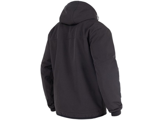 John Doe V3 XTM Softshell Ripstop Motorrad Hoodie (schwarz)
