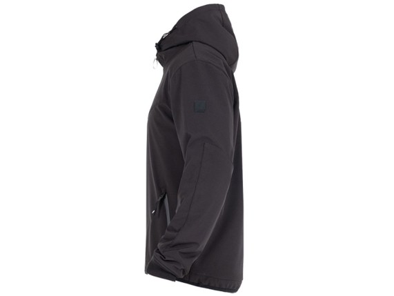 John Doe V3 XTM Softshell Ripstop Motorrad Hoodie (schwarz)