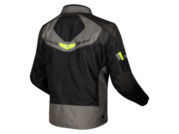 64260S0154-LS2 GARDA AIR MAN JACKET GREEN BLACK HI-VI YELLOW1