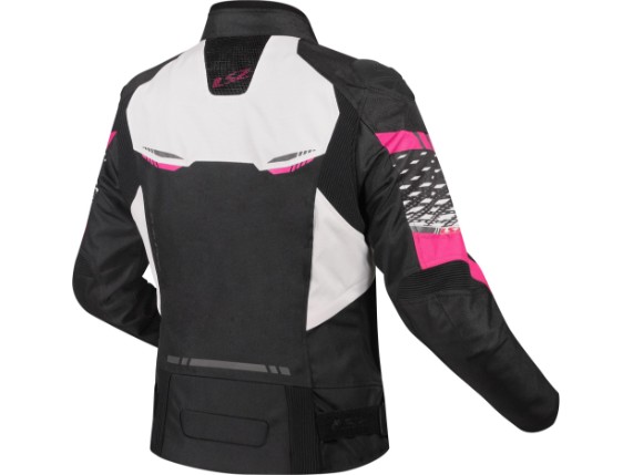 LS2 APEX LADY JACKET BLACK WHITE PINK1