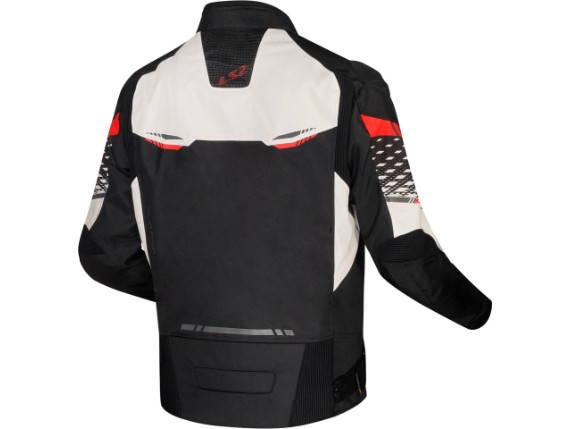 LS2 APEX MAN JACKET BLACK WHITE RED1