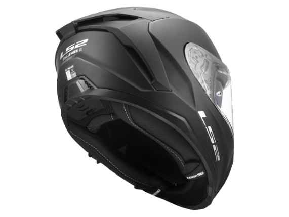 LS2 FF817 CHALLENGER II SOLID MATT BLACK-168170011 (11)