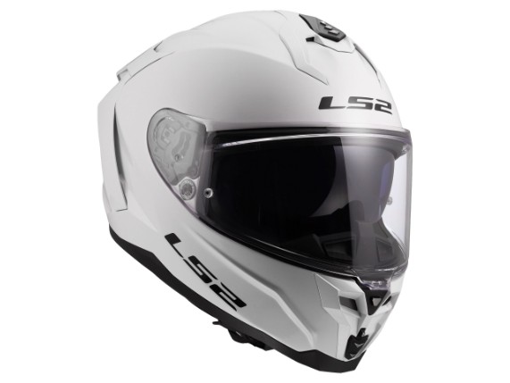 LS2 FF817 CHALLENGER II SOLID WHITE-168170002-7