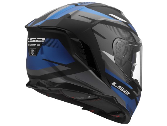 LS2 FF818 STORM III KOMAI BLACK BLUE -168180625 (4)