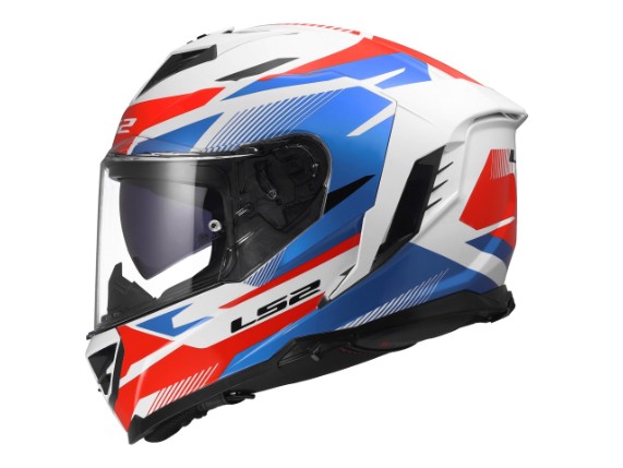 LS2 FF818 STORM III KOMAI WHITE BLUE RED -168180602 (