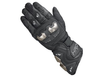 Titan RR schwarz Motorradhandschuhe CE Leder Spezialschaum Protektoren