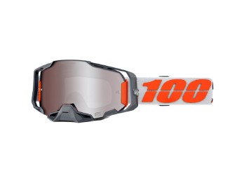 Armega Hiper Silver Crossbrille Bikebrille Ultra HD hochbelüftet
