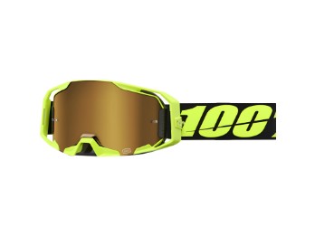 Armatic Neon Yellow Crossbrille MTB Moto Bike UHD