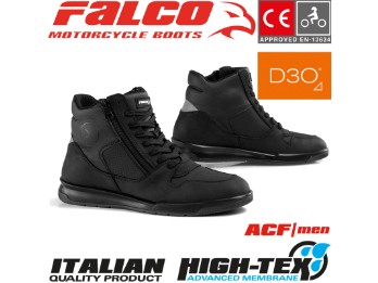 Schuhe Cortez 2 schwarz Sneaker wasserdicht Leder perforiert mit D3O Protektoren