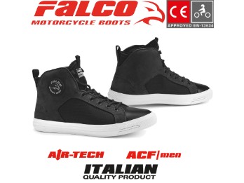Schuhe Starboy 2 schwarz Sneaker Leder elastisch atmungsaktiv CE mit Protektoren