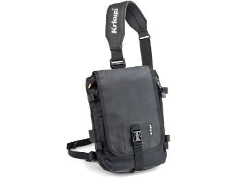 Sling schwarz Umhängetasche Cordura 8 Liter wasserdichtes Hauptfach