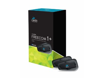 Headset FREECOM 1+ Doppelset Motorrad-Kommunikation mit Fahrer-zu-Sozius Intercom und UKW Radio