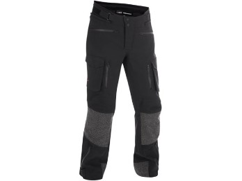 Dalen schwarz Motorradhose CE AA wasserdicht 3-Lagen mit Thermo-Liner Outlast und Hi-Art Verstärkung