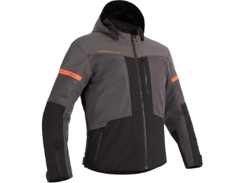 Rexbo V2 grau schwarz Motorradjacke CE AA Mesh wasserdicht Membran herausnehmbar mit Protektoren