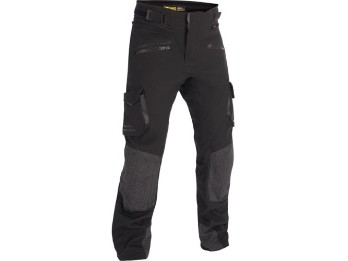Storbo schwarz Motorradhose CE AA wasserdicht mit Thermohose und Protektoren