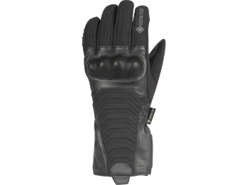 Lakefield GTX schwarz Gore-Tex Motorradhandschuhe wasserdicht Softshell Leder Touch Primaloft