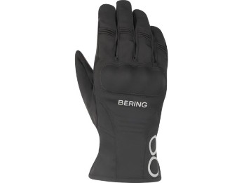 Tivano schwarz Motorradhandschuhe CE Thermo Softshell wasserdicht