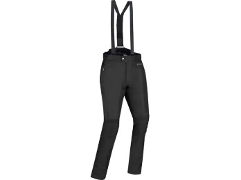 Siberia schwarz Motorradhose CE Fibre Tech wasserdicht mit Protektoren