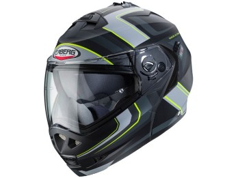 Klapphelm DUKE 2 II TOUR schwarz fluo gelb mit Sonnenblende und Pinlock