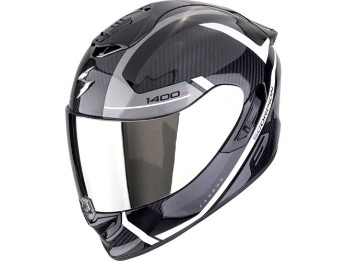 EXO-1400 EVO 2 II CARBON Air ENKO Schwarz Silber Weiss Integralhelm ECE 22.06 mit Not-Entriegelung Sonnenblende Pinlock