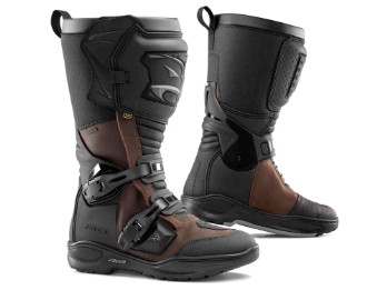 Avantour 3 braun Motorradstiefel CE Sympatex Eso-Motion 2 D3O Protektoren wasserdicht Premium-Leder