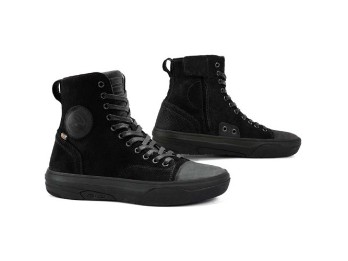 Lennox 3 schwarz Motorrad-Sneaker für Damen CE Leder Air-Tech D3O Protektoren
