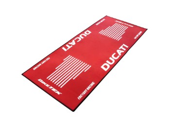 Motorradteppich Werkstatt Garagenmatte Ducati rot Geschenkartikel 190 x 80 cm