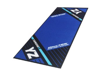 Motorradteppich Werkstatt Garagenmatte Yamaha YZ Geschenkartikel 190 x 80 cm