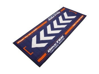Motorradteppich Werkstatt Garagenmatte Race Ready Orange Geschenkartikel 190 x 80 cm
