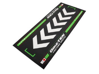 Motorradteppich Werkstatt Garagenmatte Race Ready Kawasaki Geschenkartikel 190 x 80 cm