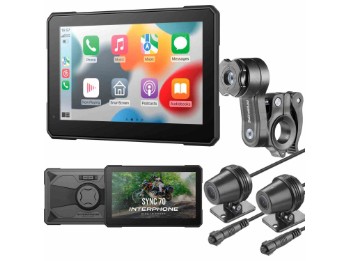 Sync70 Smart-Display Motorrad mit Dual-Kamera und Totwinkelassistent