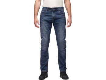 Jaydn Motorradjeans soft wash blue CE AA Aramid Stretch mit ultradünnen Flying Bats Protektoren