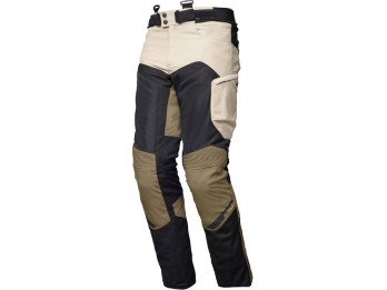 Khao Air II 2 schwarz sand khaki Motorradhose CE AA 2-in-1 Tourenhose wasserdicht mit Protektoren